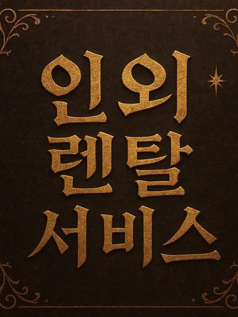 인외 렌탈 서비스